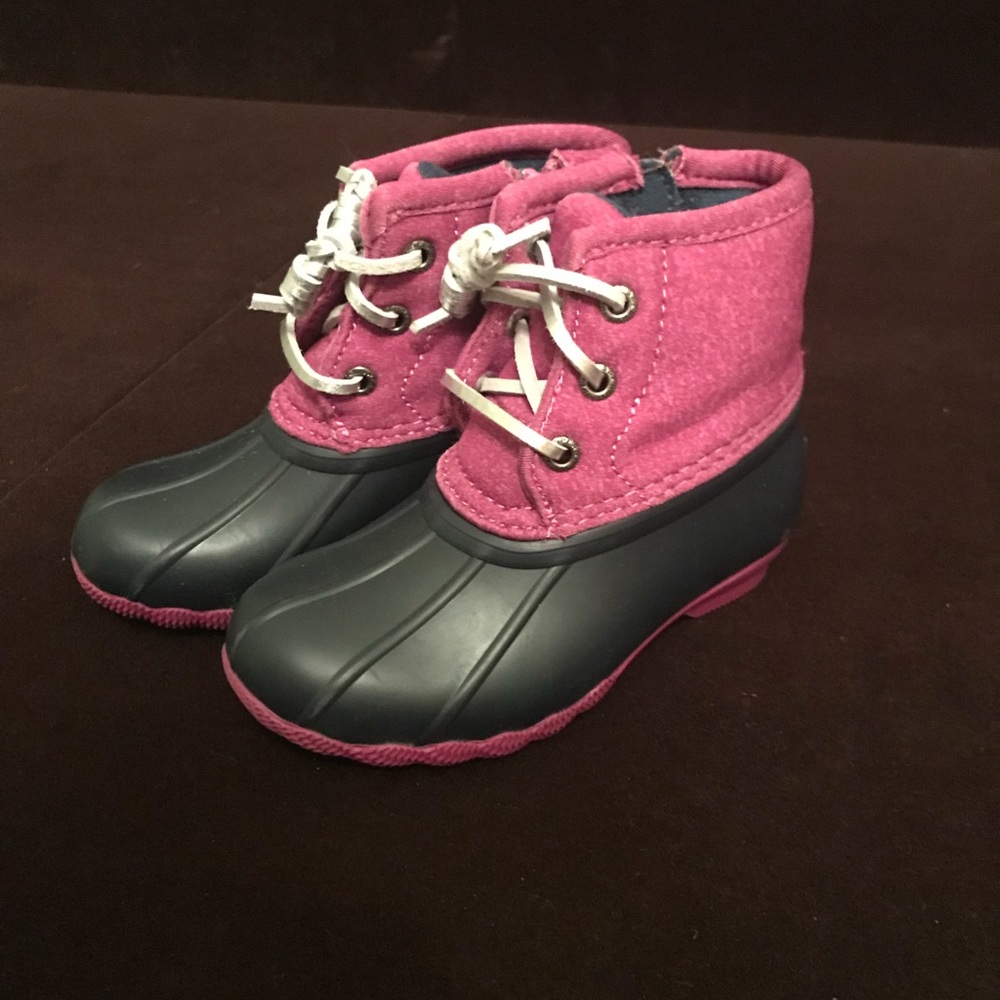 Youth Sperry Top Sider Saltwater Boot Navy